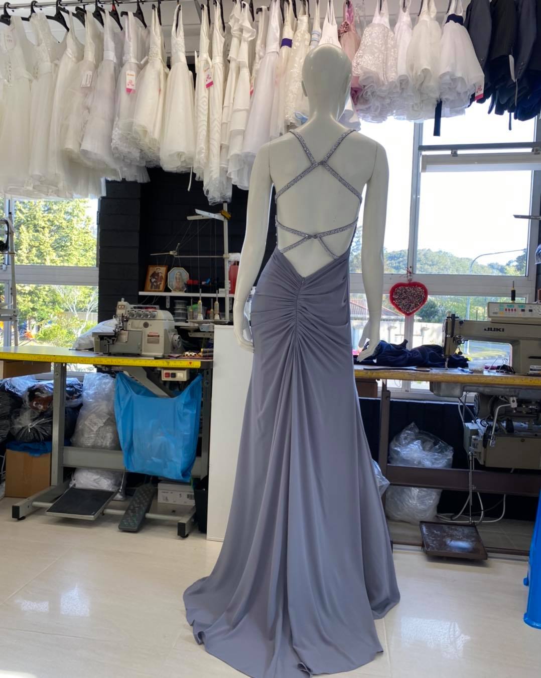 Size 8 Steel Grey Dress