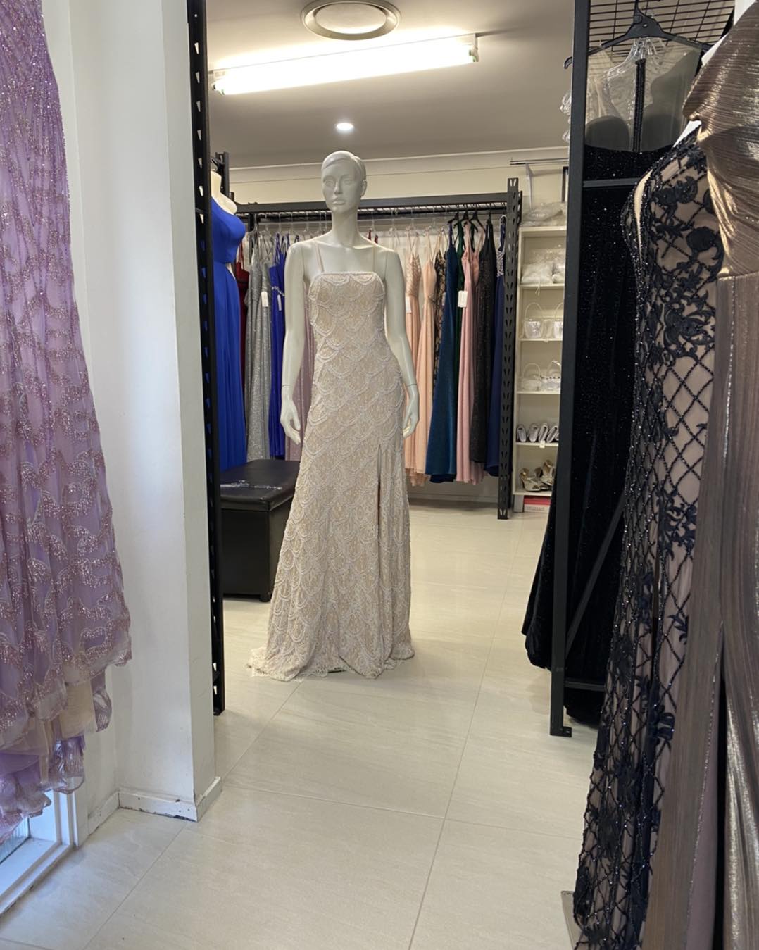 Size 8 Peach Dress