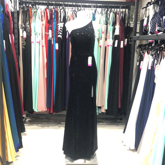 Size 10 Black Velvet Dress